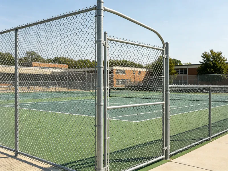 Galvanized Chain Link Fence Gate