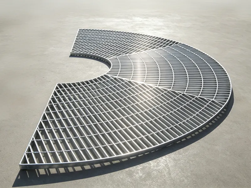 Curved Steel Grating Panel