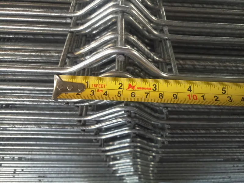 Galvanized 3D Panel Fence, 2430 x 2500 mm