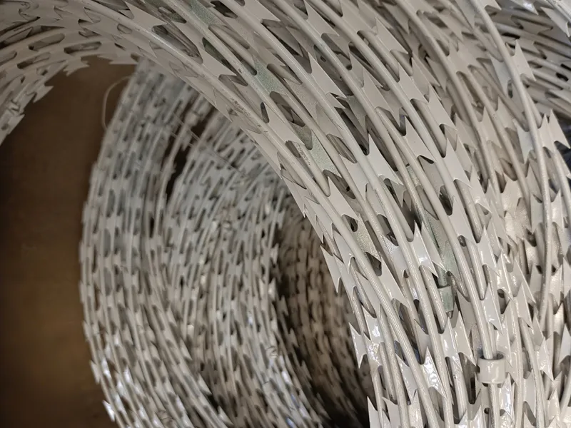 Galvanized Razor Wire Concertina Coil