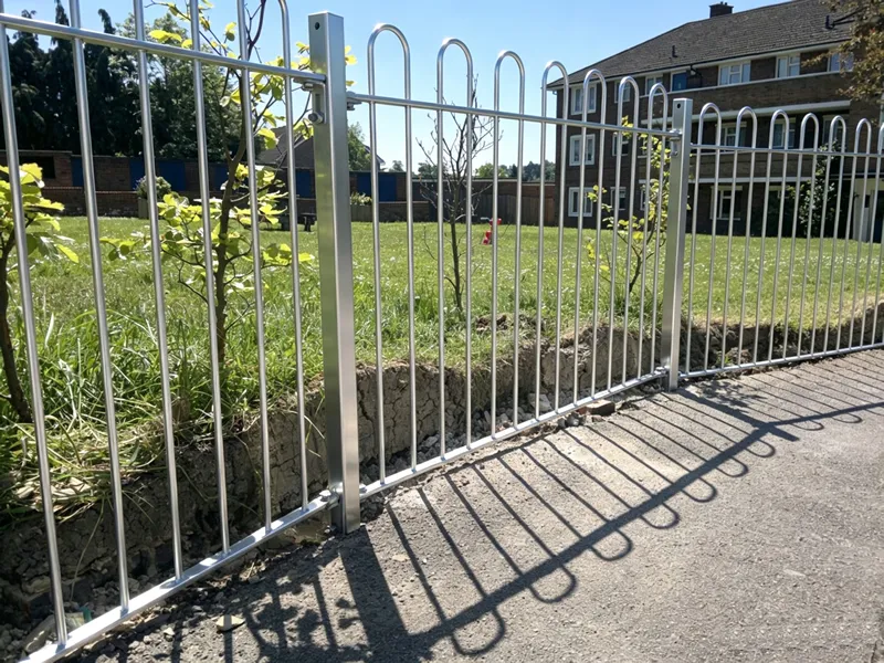 Galvanized Steel Garden Fence Panel