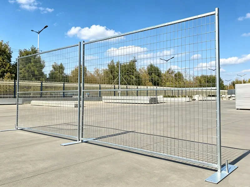 Galvanized Steel Temporary Fence Panel Framed