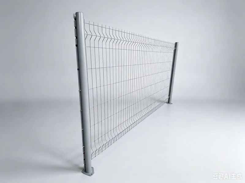 Gray 3D Welded Mesh Fence, 1530 x 2500 mm