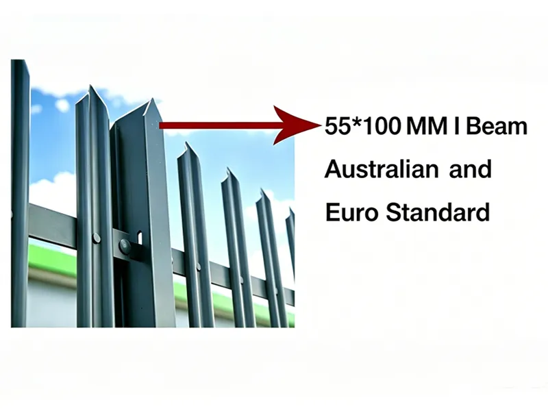 Steel Palisade Fence Post