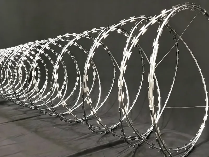 Spiral Razor Wire Concertina Fence