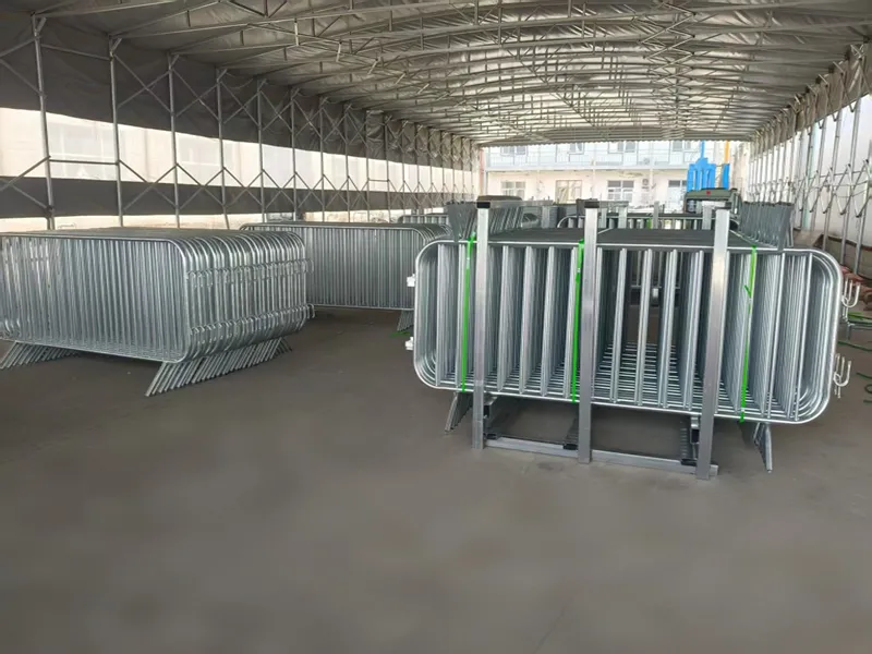 Temporary Crowd Control Barrier System