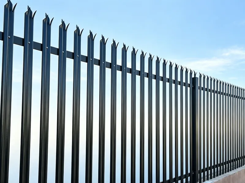 W-Section Steel Palisade Fence
